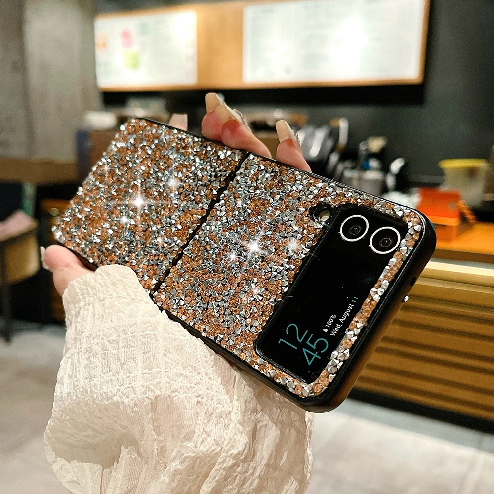Luxury Sparkling Diamond Rhinestones Ultra Thin Shockproof Phone Case