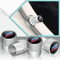 4Pcs Emblem Metal Car Tire Valve Caps Wheel Stem Air Dust Covers For X3 X5 M series M3 M5 E39 E46 E90 E60 F10 F30 F20 F30 Decor 2