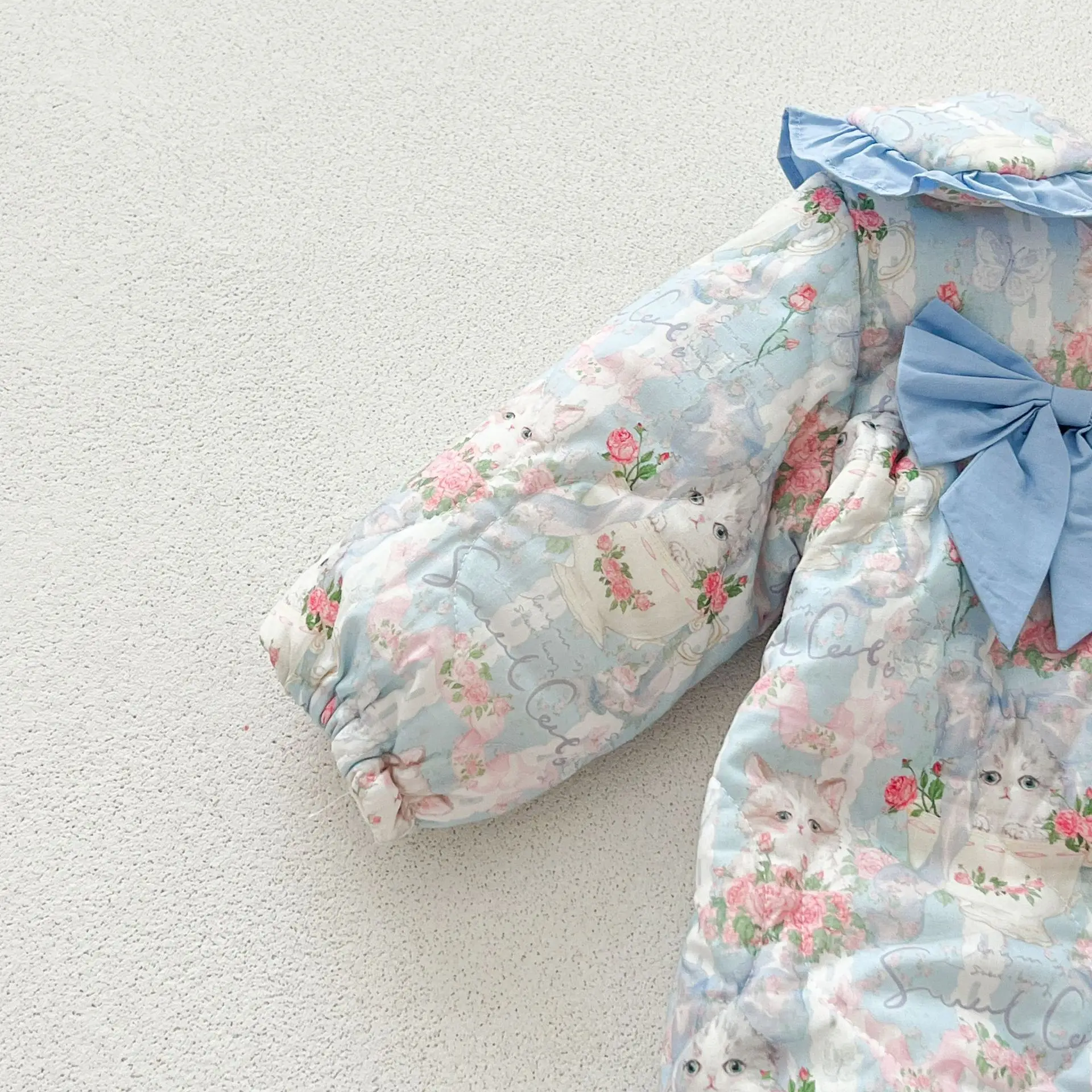 winter new baby plus fleece thickened onesie girl baby super cute crawling Kids Onepiece Fashion Baby Clothing