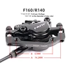 NUTT 800/1400mm MTB Bike brake Hydraulic Disc brake bicycle bike clamp 22.2MM Handlebar 160mm Rotor Front & Rear Brake set 3