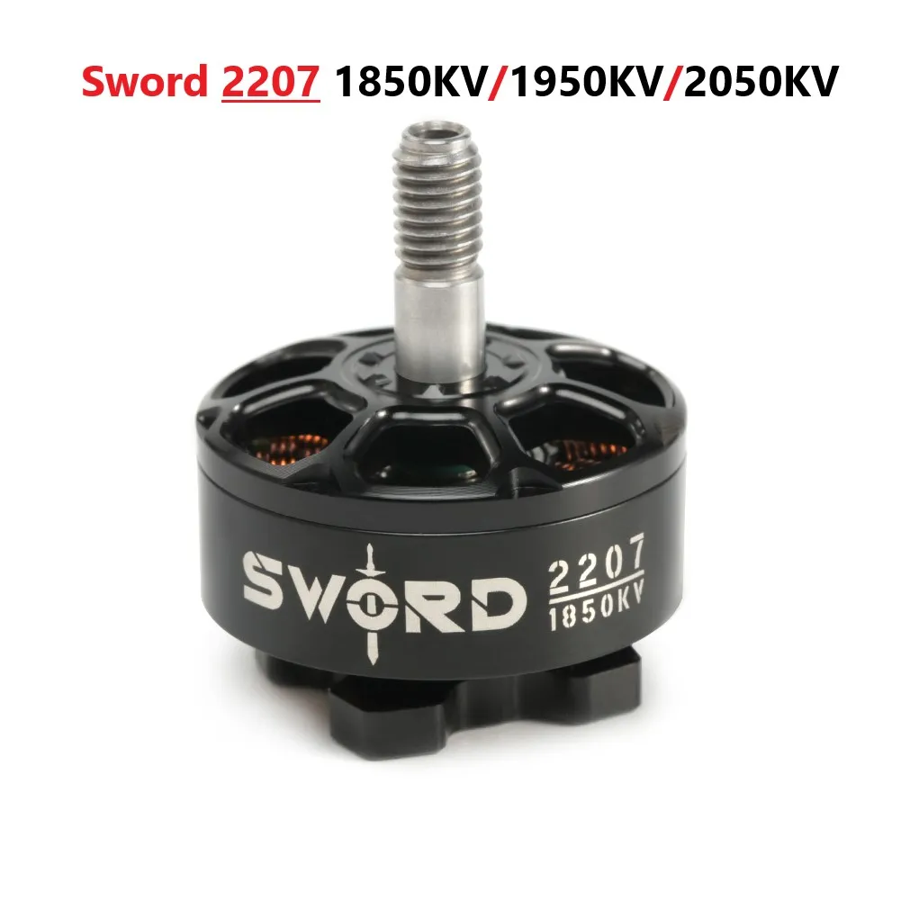 

FlyFishRC Sword 2207 6S 1850KV 1950KV 2050KV Brushless Motor For FPV RC Freestyle and Racing Drone Parts