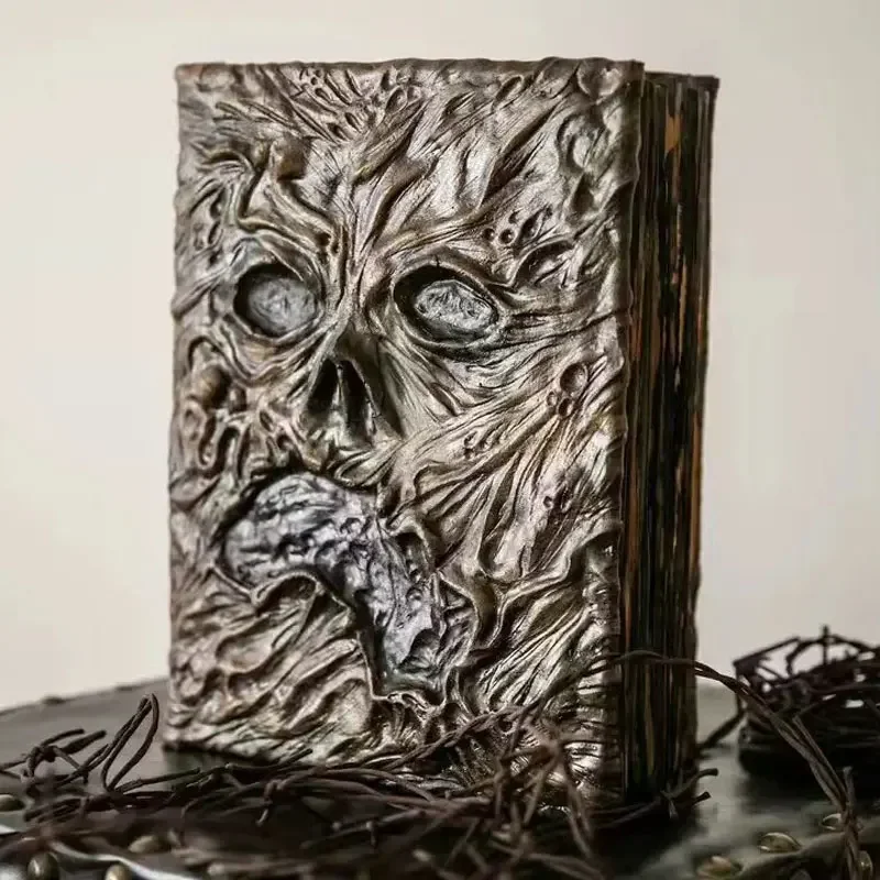 

New Necronomicon Dark Magic Prop Demon Evil Dead Summon Book Altar Ceremony Living Room Decor Desktop Halloween Decoration