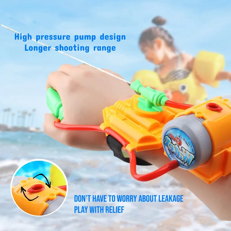 Wrist Squirt Water Guns Toy for  Fighting Game In Swimming Pool Beach Outdoor Summer Water Guns for Boy and Girl Ages 3 Years+