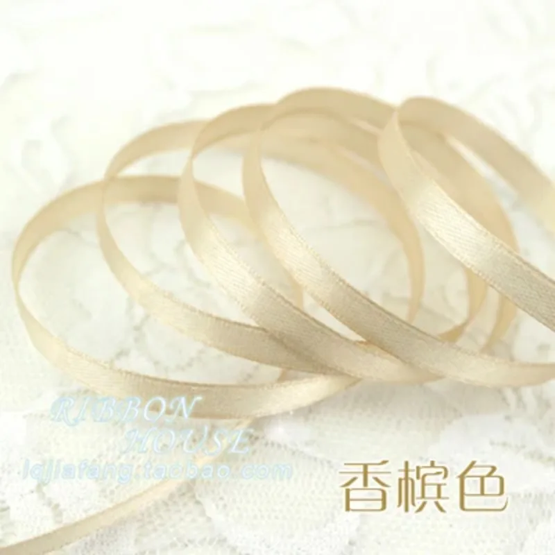 Satin ribbons, supplies, Christmas ribbon, wrapping ribbon 1/4"(25 yards/roll ) 6mm Single Face Satin Ribbon packing wedding Christmas craft diy tape