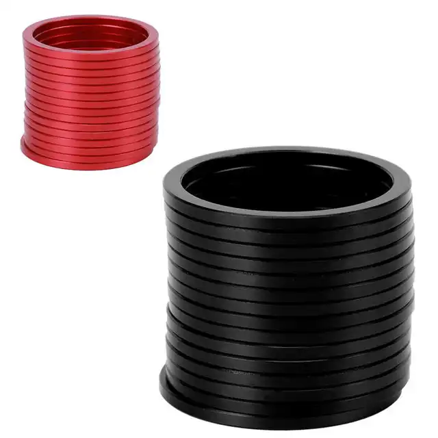 Distanziali Mozzo Bici OKBY - 15 Pezzi, Lega Alluminio, Spessore 2.5mm, Per Regolazione Movimento Centrale