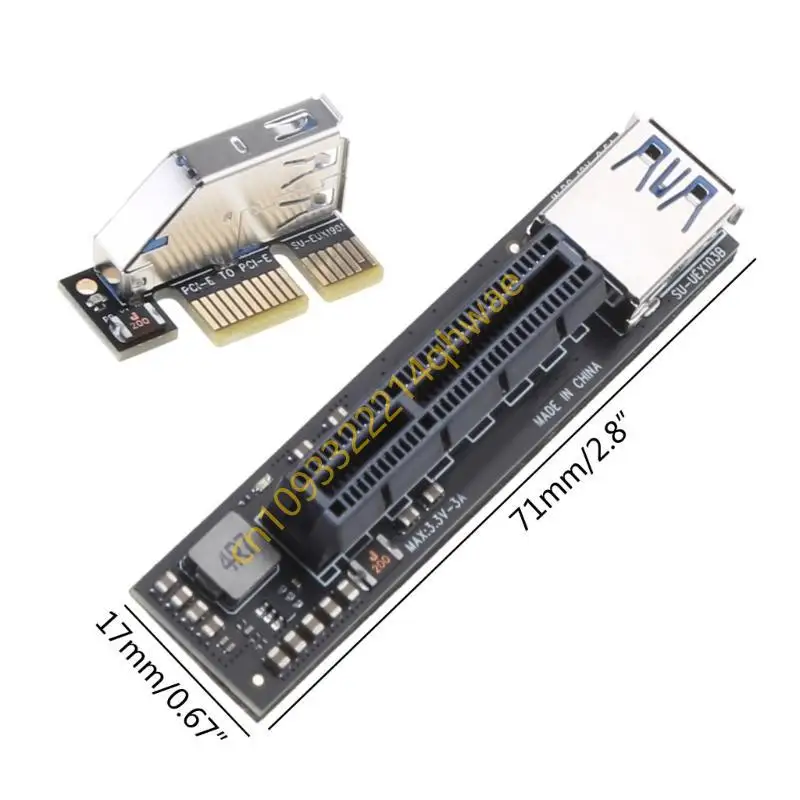 Miner 최신 USB 그래픽 연장 케이블용 PCI-E 라이저 카드