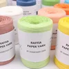240m/roll Raffia Yarn Boho Kintting Paper Straw Yarn for Crocheting Hat Fancy Yarn Flower Packing Fashion Handmade Material 2