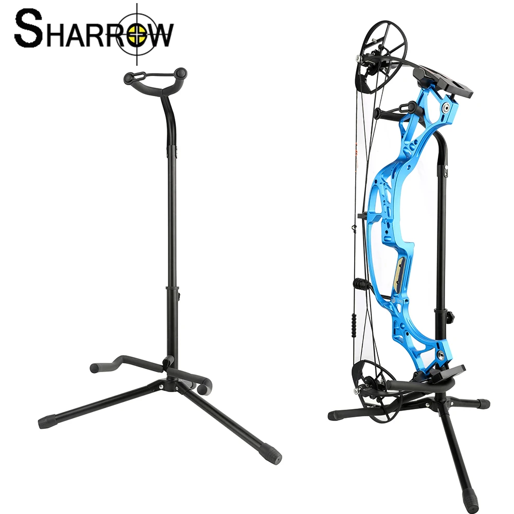 Compound Bow Support Stand Portable Removable Assemble Bow Stand Easy Installation Hunting Equipment Supplies Holder