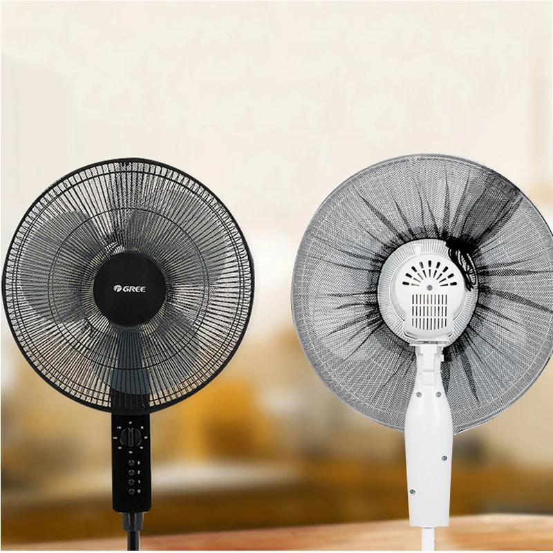 New Transparent Electric Fan Circle Dust Cover Household Dustproof Protection Cap Baby Safety Fan Cover Storage Bag