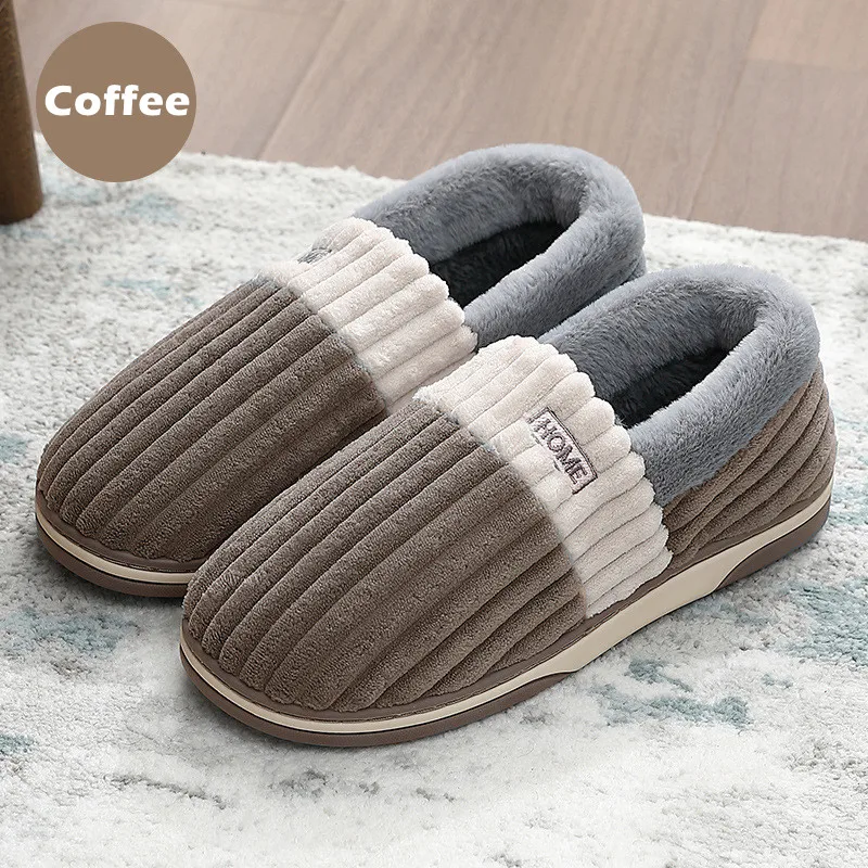 Litfun Fur Fluffy House Slippers For Women Indoor Soft Comfy Furry Bedroom Slides Men Casual Non-slip Plush Flat Cotton Slippers 5