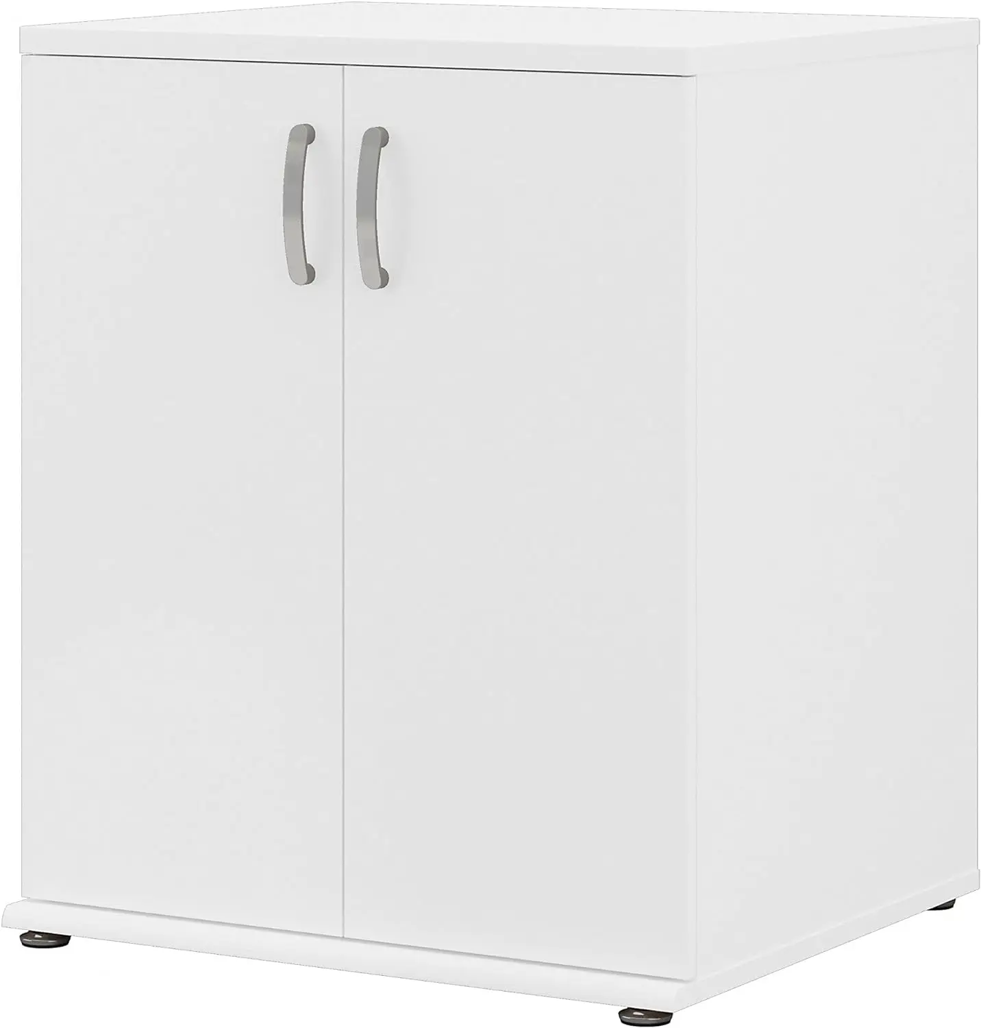 

Bush Business Furniture Universal Laundry Room Storage Cabinet with Doors and Shelves, White