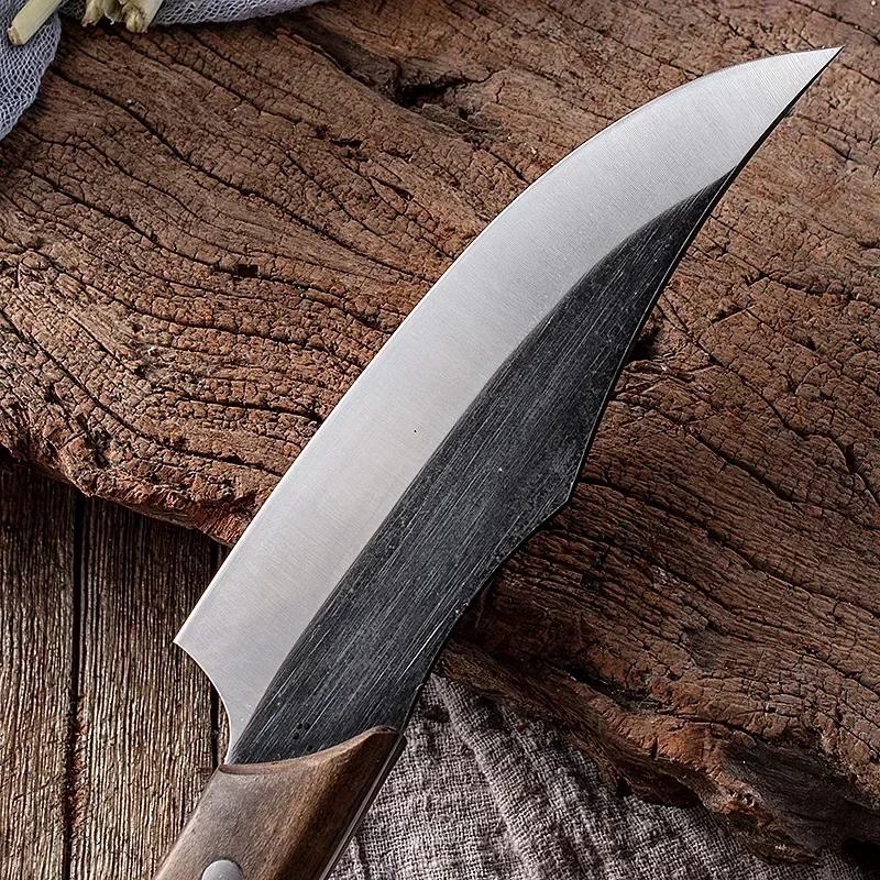 Multifunctional Hand Forged Cleaver Butcher Boning Knife Razor Sharp Stainless Steel Chef Peeling Chopping Knife kitchen knife meat cleaver