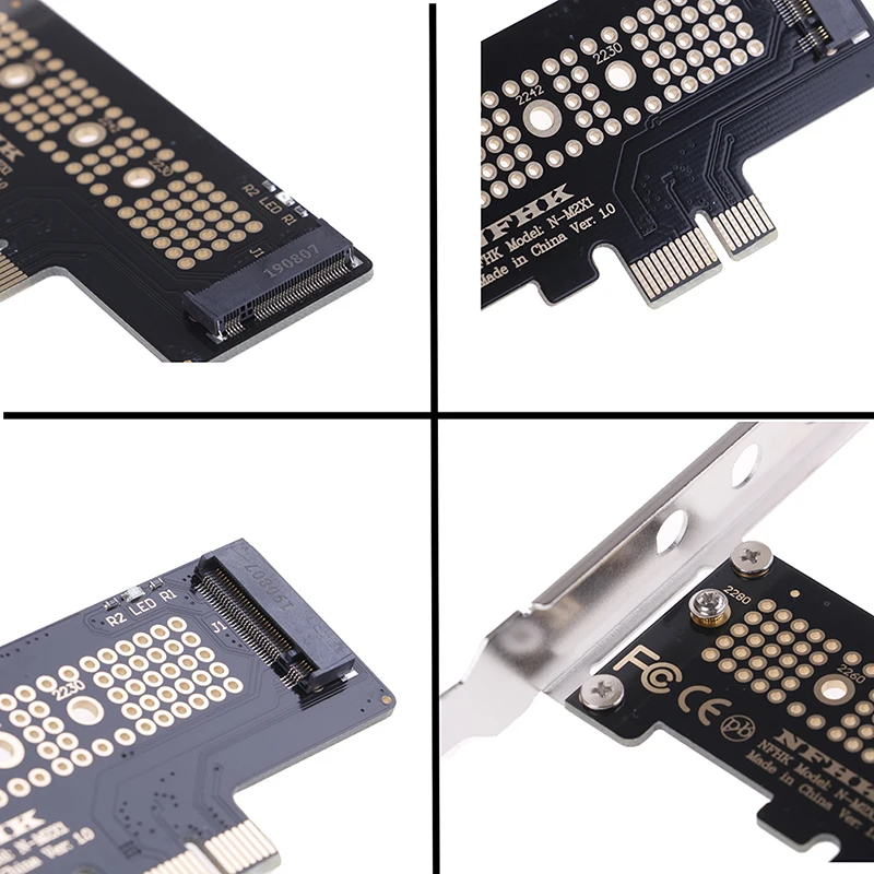 NVMe PCIe x4 x2 M.2 NGFF SSD - PCIe x1 변환 카드 어댑터 PCIe x1 - M.2