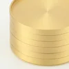Pure Copper  Holder 1/5PCS Coaster Household Kungfu Tea Set  Brass Heat Insulation  Mat  Ceremony Accessories Home Decor 2