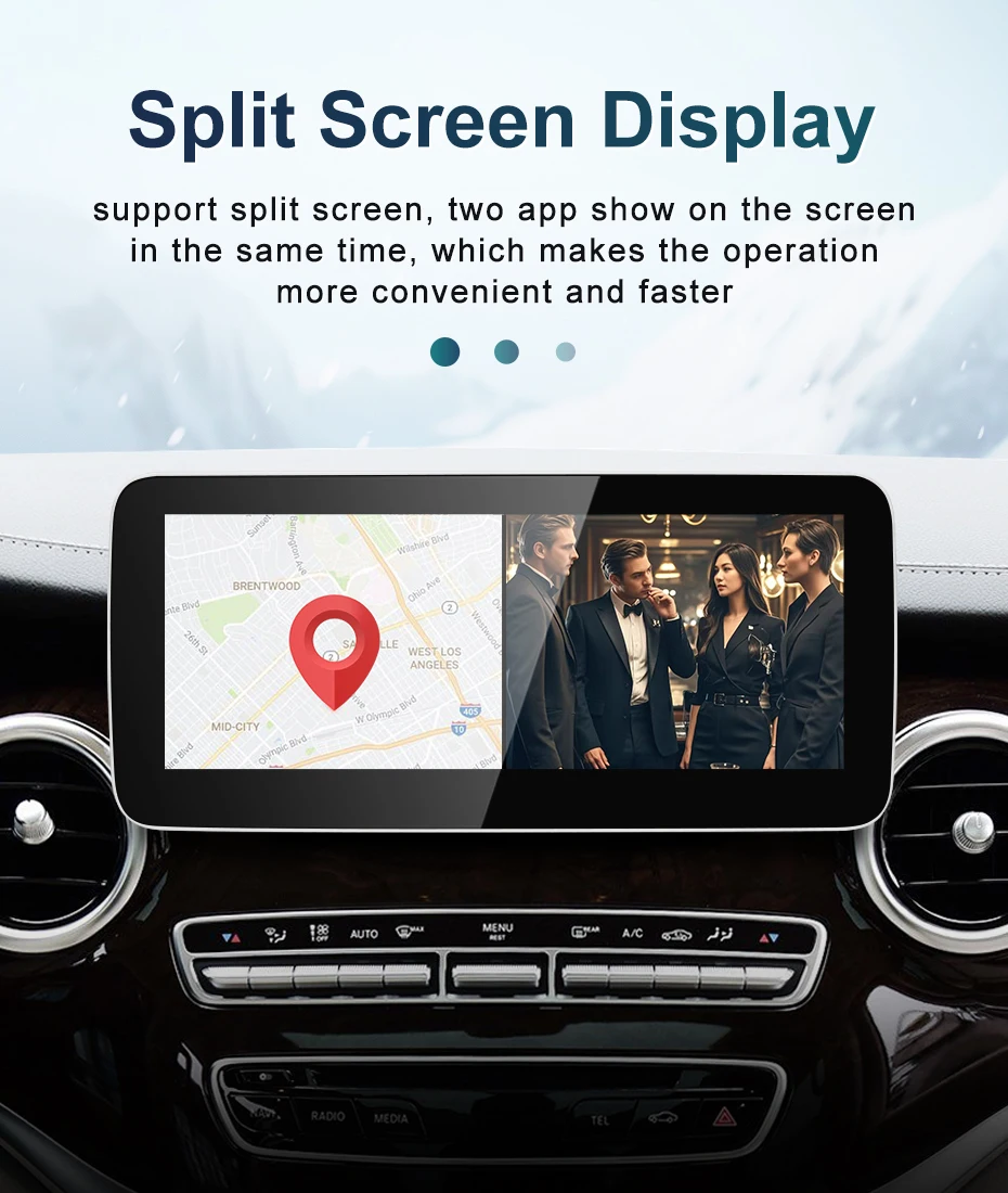 Factory Price Android14 AUTO Carplay For Mercedes Benz V Class W447 V250 Intelli
