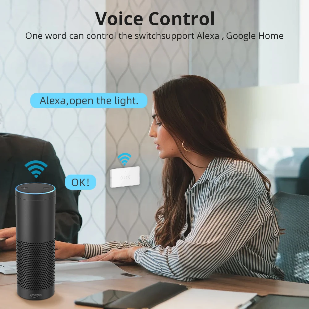 sem fio touch wall light 4x2 alexa google home controle de voz 02