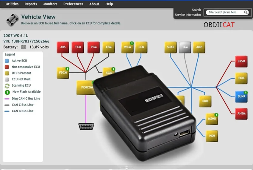 Chrysler Diagnostic Tool MicroPod 2