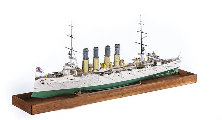 1:200 Paper model of Tsarist Varyag protective cruiser warship model DIY hand-assembled
