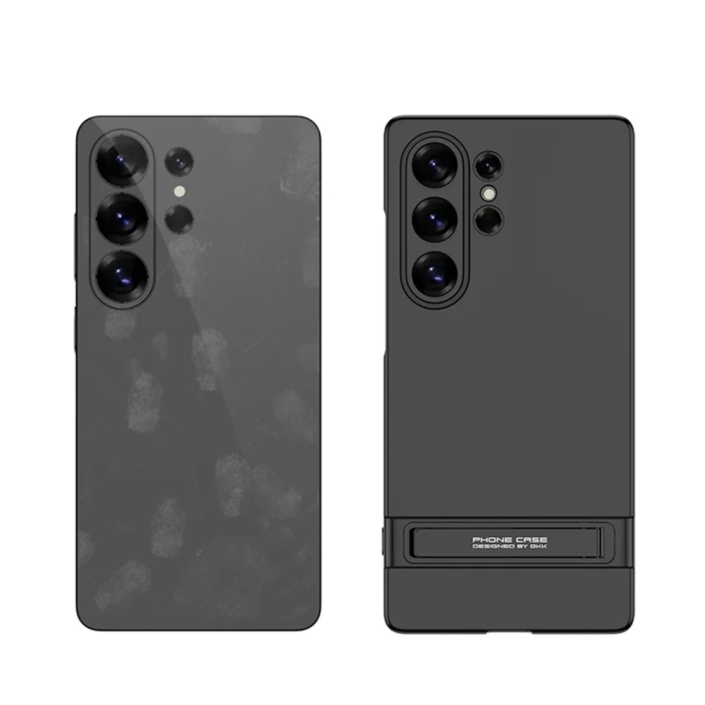 Ultra Thin Shockproof Invisible Fold Stand Phone Case with Hard Protection
