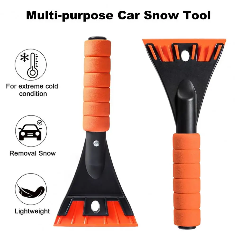 Car Windshield Snow Remover Car Snow Shovel Durable Ice Scraper with Non-slip Handle for Windscreen Sturdy for Versatile