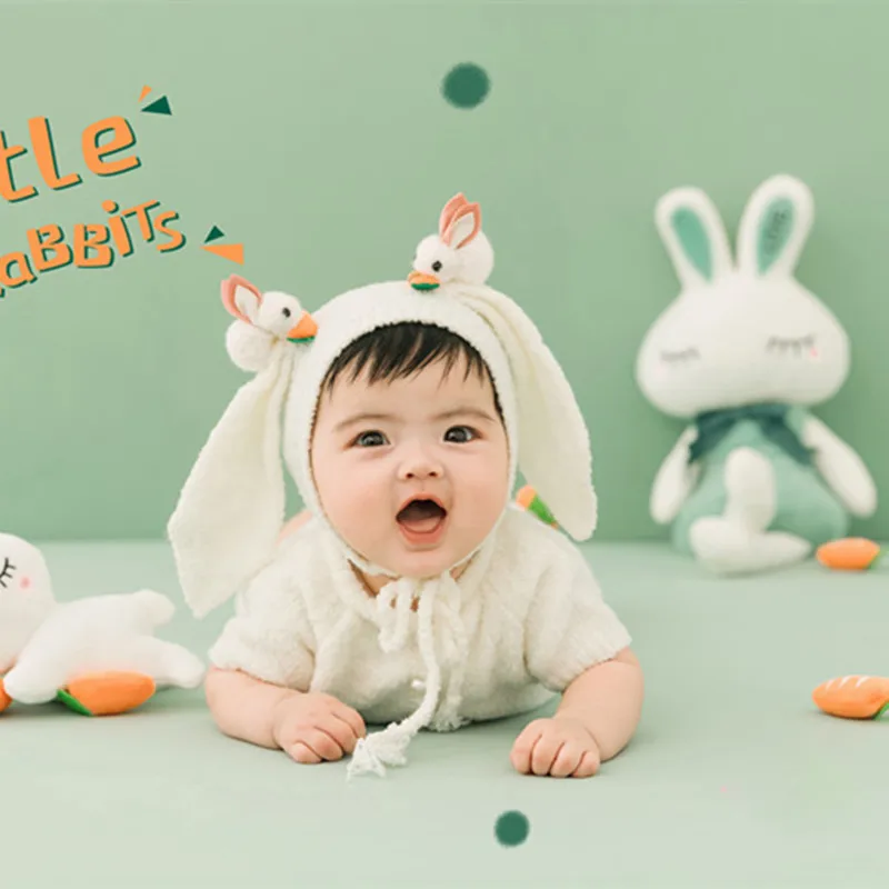 infant-photography-clothing-rabbit-hat-jumpsuits-socks-3pcs-set-studio-baby-photo-props-accessories-bunny-clothes-fotografia