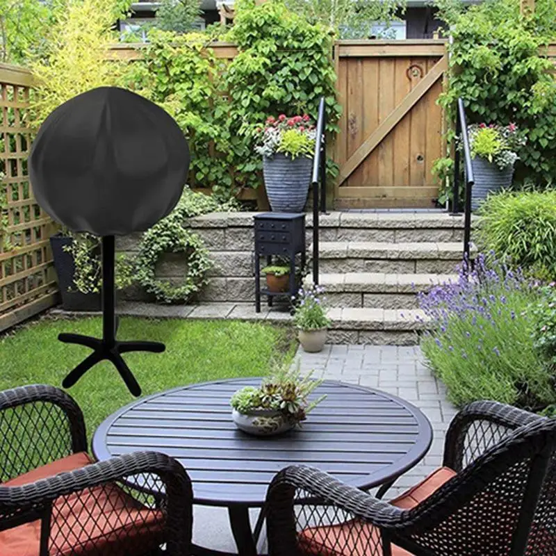 BBQ grill Cover Outdoor Dust Waterproof small Grill Cover Rain Protective Outdoor Barbecue Round