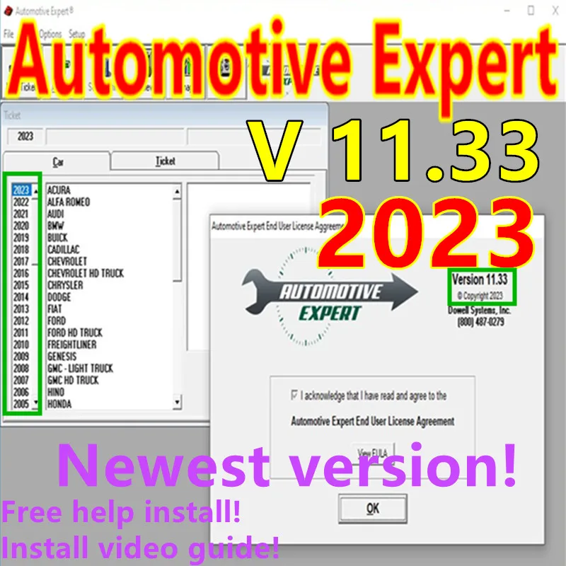 Newest2023AutomotiveExpertV1133ManagementSoftwareTIMEunexpire