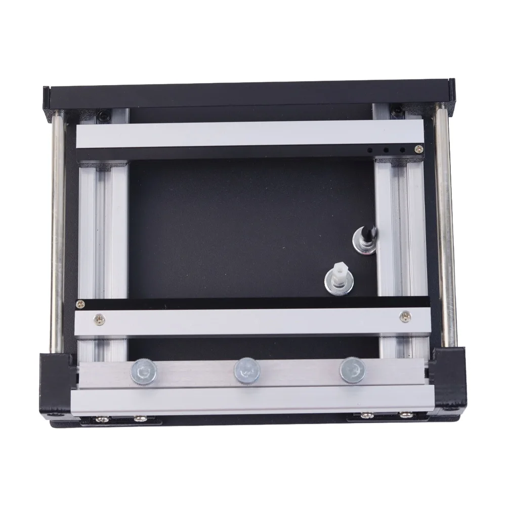 SMT Stencil Printer 10*10cm Manual Solder Paste Printing Machine Steel Stencil