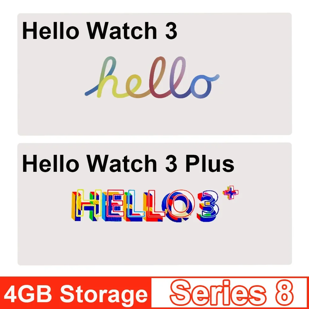 Hello Watch 3 Plus 2023 Ultra 2 Amoled 4GB ROM