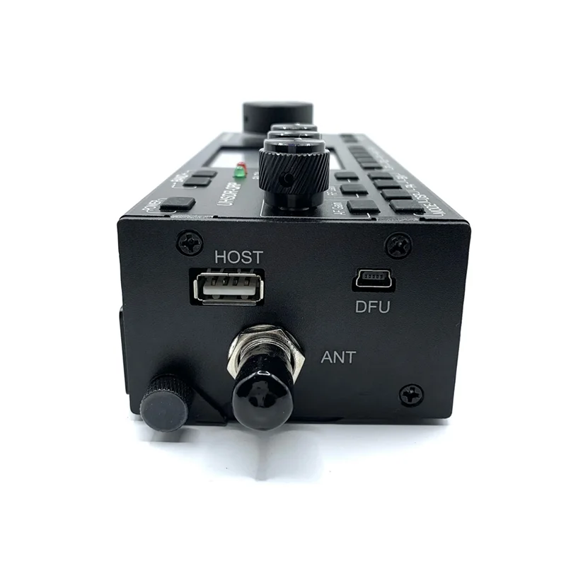 IngeniousMCHF V0.6.3 HF SDR 송수신기 QRP 송수신기 전원 공급 장치 + 마이크가 있는 아마추어 햄 라디오 EU 플러그 세련된