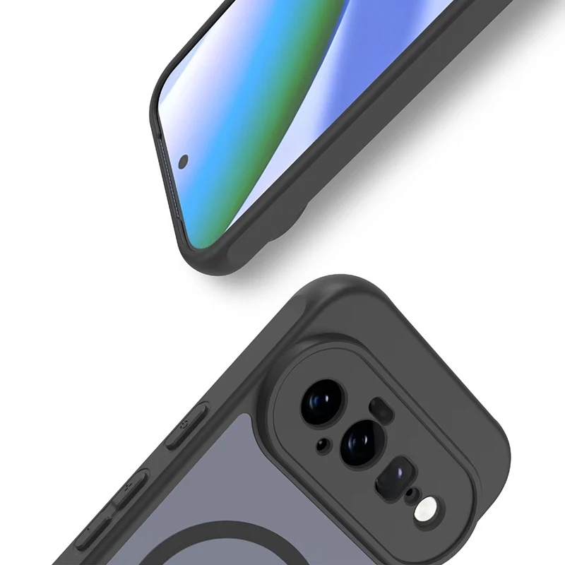 Durable Frosted Wireless Charging Phone Case - Shockproof and Simple Design