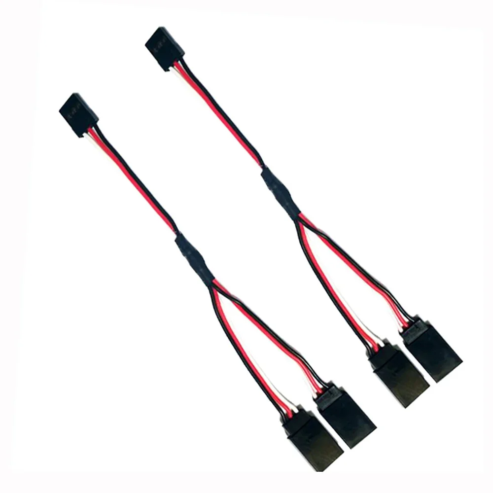 Séparateur Y mâle vers femelle intégré au câble d'extension servo 200mm Futaba 3 broches