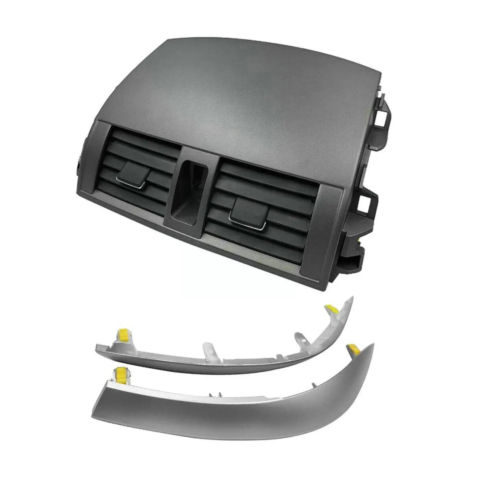 

1 Set Car Center Dash A/C Outlet Air Vent Panel for Toyota Corolla 2008-2011 2012 2013 Dashboard Trim Cover Strip D9S6
