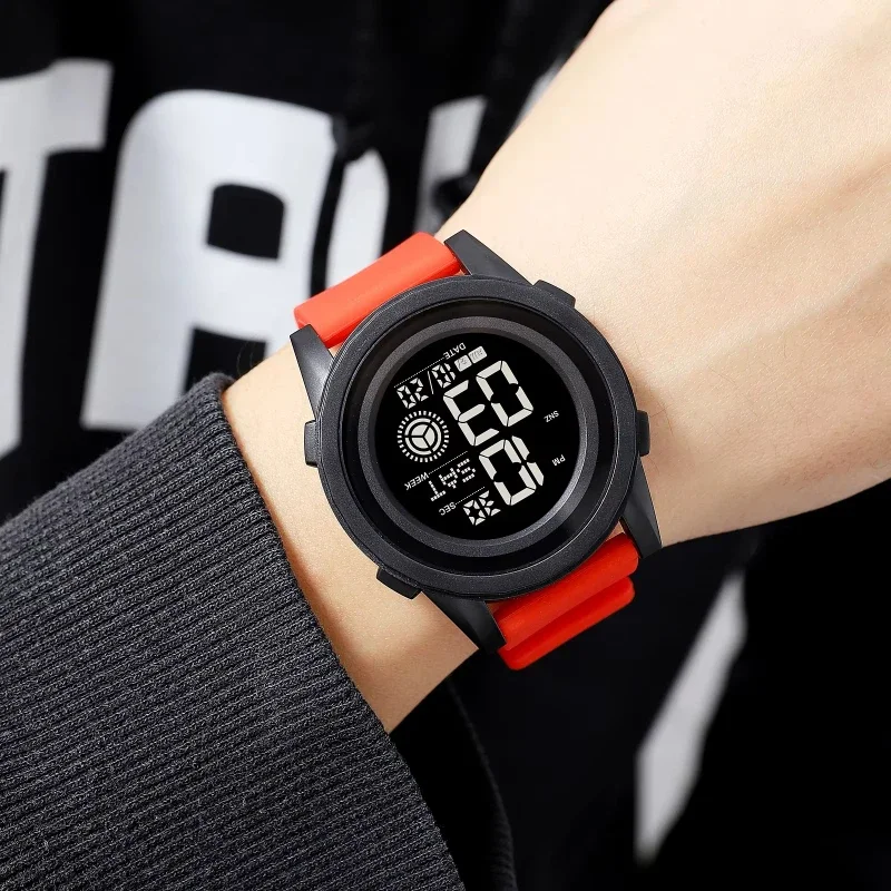 SKMEI 2082 Military Sport Men Wristwatches Back Light Stopwatch Waterproof Date Countdown Men's Watches Clock 1793 Reloj hombre 3