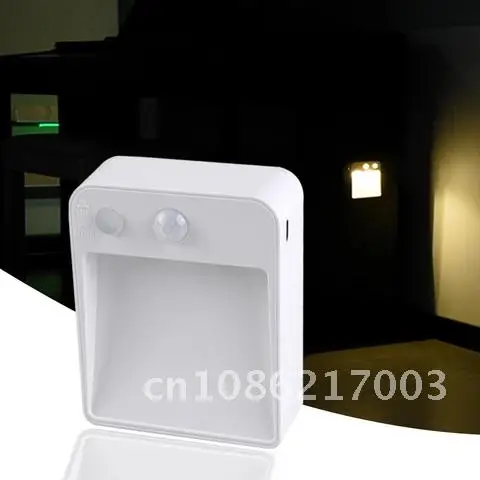 

Motion Sensor LED Wireless Lamp Battery Powered Kitchen Cabinet Light 2 Modes Stick On Lights for Stairs Wardrobe Wall Lamp