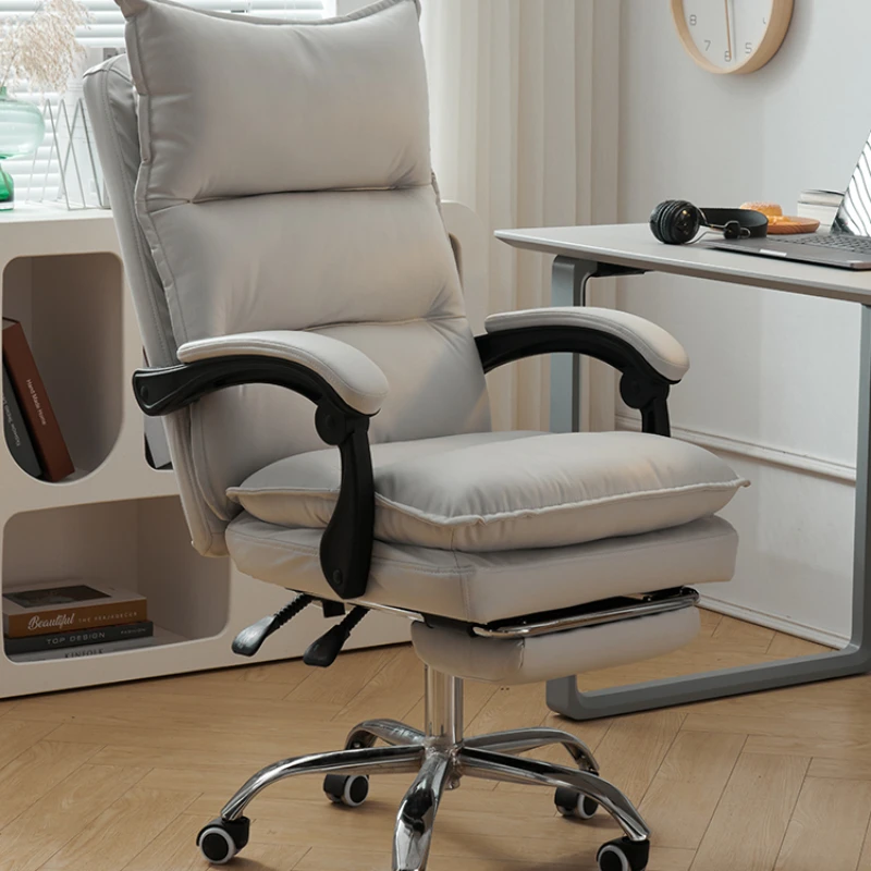 Computer Office Chairs Comfy Gaming Armchair Swivel Pillow Office Chairs Reclining Metal Chaise Cadeira Office Gadgets JY50BG