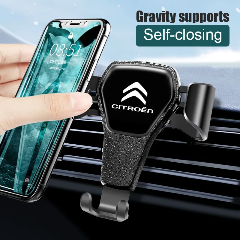 Auto Clamp Car Phone Holder Air Vent Clip Support Stand GPS For Citroen