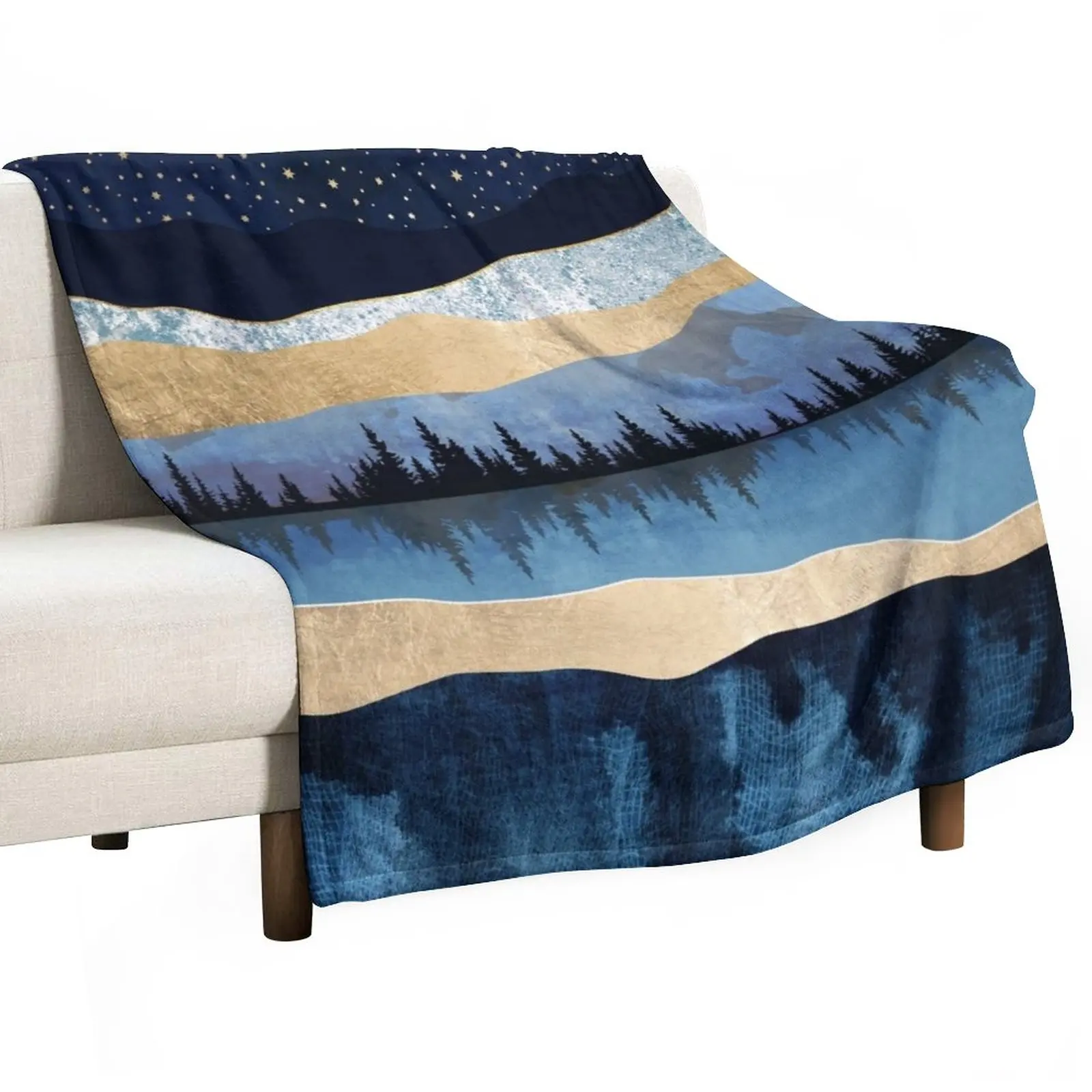 

Midnight Lake Throw Blanket for sofa Blankets For Baby Weighted Blankets