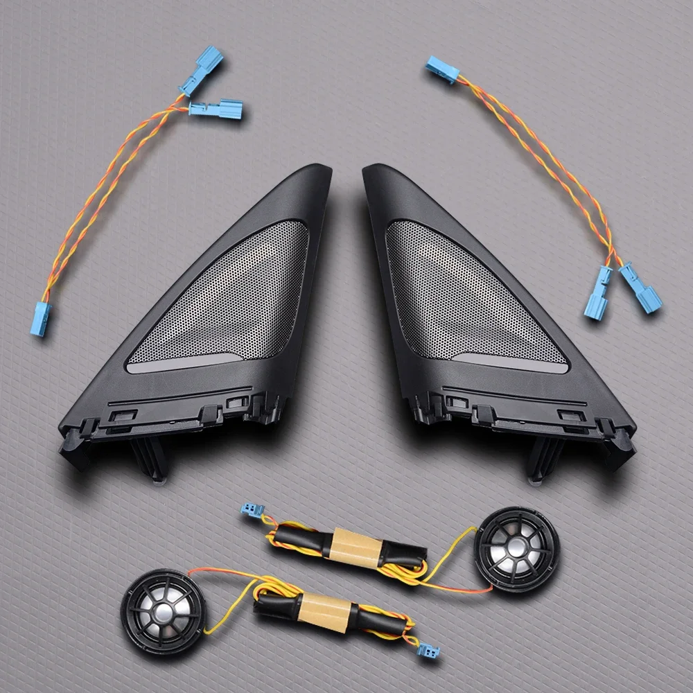 Stereo Speaker Tweeter Audio Speakers Kit Door Speaker Covers Front Door Speaker For Bmw F34 3Gt 3 Series Auto Tweeter Cover Treble Trumpet Horn Loudspeaker Hi-fi Music Stereo Upgrade Case