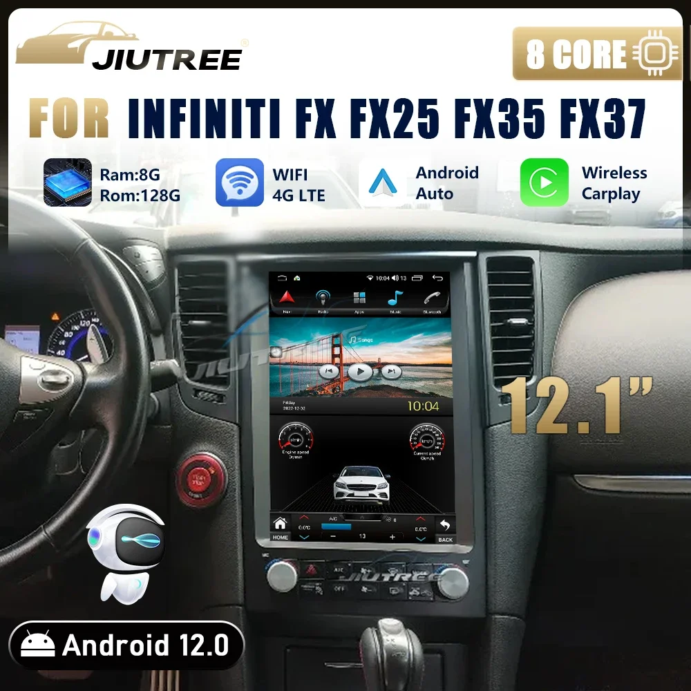 

Android 12 для Infiniti FX FX25 FX35 FX37 2009-2013 Qx70 2013-2019