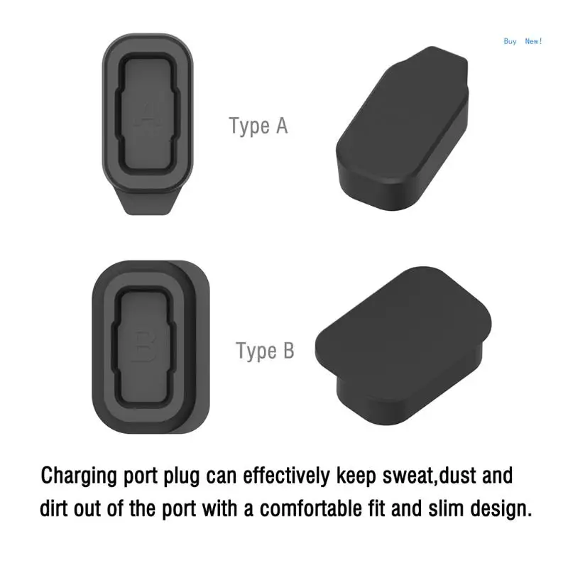 

Dust Plug for Coros PACE 2 VERTIX 42/46mm Smartwatch Silicone Port Protector Plug