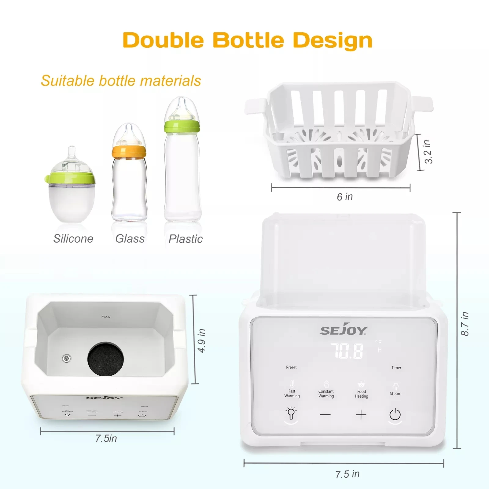 Double Bottle Milk Warmer 3