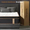 Queen Mattress, 12-Inch Deluxe Hybrid Mattresses, Fiberglass-Free Memory Foam Mattress in a Box, Individual Pocket Spring 5