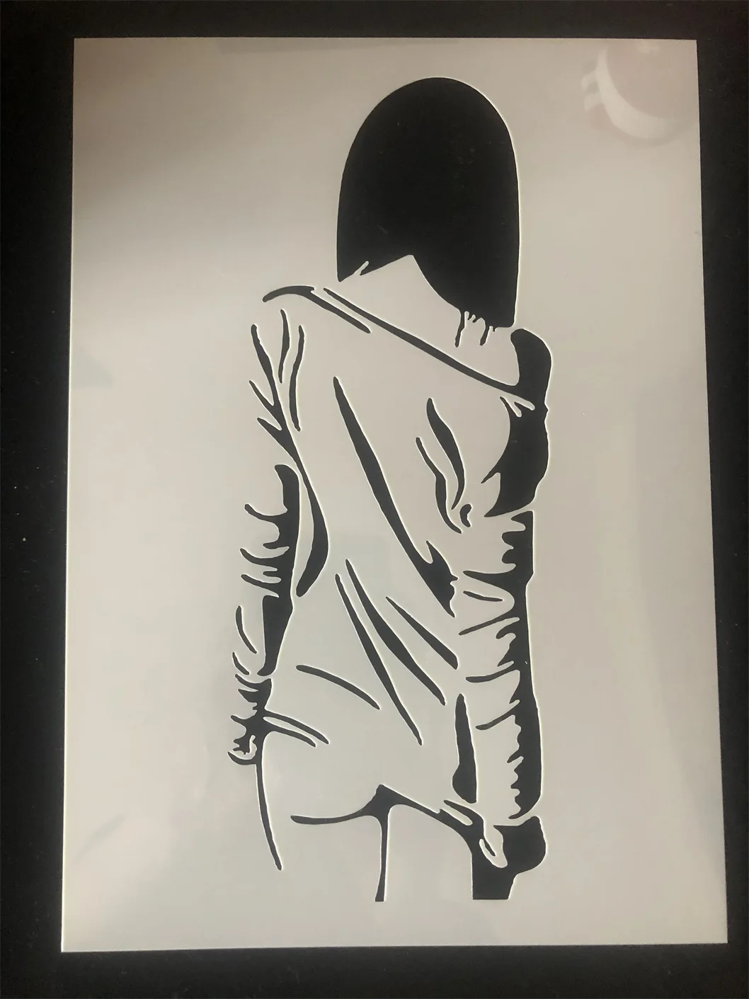 

A4 29cm Fashion Girl Back DIY Layering Stencils Wall Painting Scrapbook Coloring Embossing Album Decorative Template