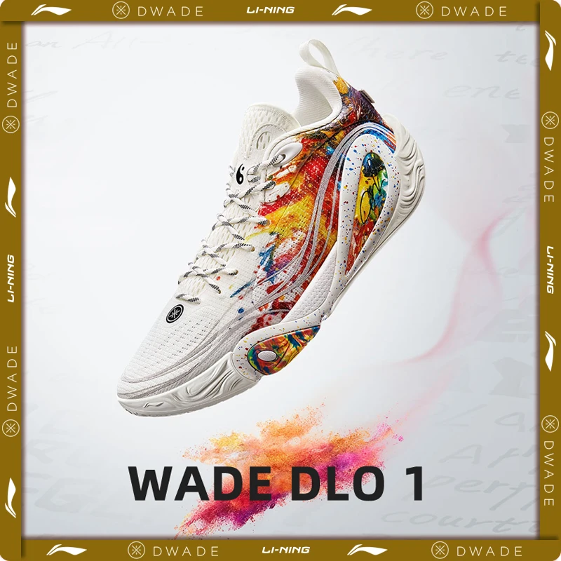Li-Ning WADE DLO 1 Tênis de Basquete Masculino Leve com Alta