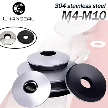 แหวนรองซีลสแตนเลส 304 ขนาด M4.2 M4.8 M5.5 M6.3 M8 M10 ยาง EPDM กันน้ำ กันฝุ่น ปะเก็นแบบผสม ปะเก็นกันลื่น 1