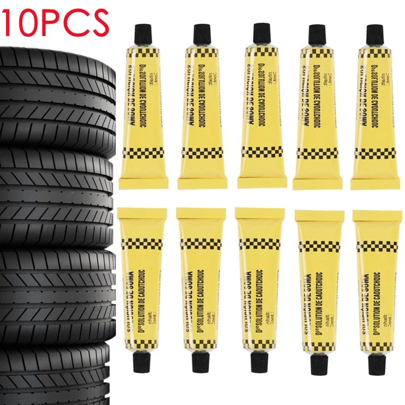 

12ml/12g Car Motorcycle Bicycle Tire Repairing Glue Inner Tube Puncture Repair Glue Agent Portable Universal Tyre Repair Glue