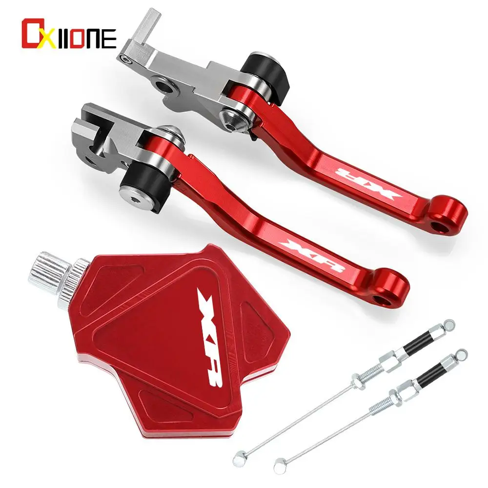 

For HONDA XR230 XR250 XR400 MOTARD XR650R Motocross Foldable Brake Clutch Levers Dirt Bike Stunt Clutch Easy Pull Cable System