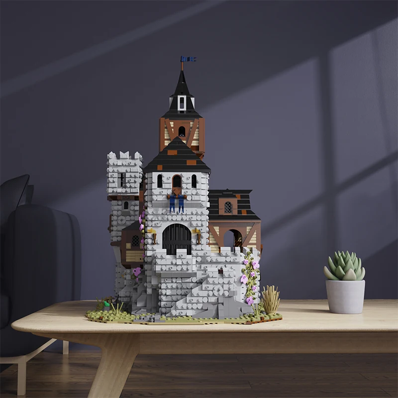 

BuildMoc Retro Medieval Church Castle Building Blocks Set Famous Cathedral Architecture Bricks Toys For Children Birthday Gifts