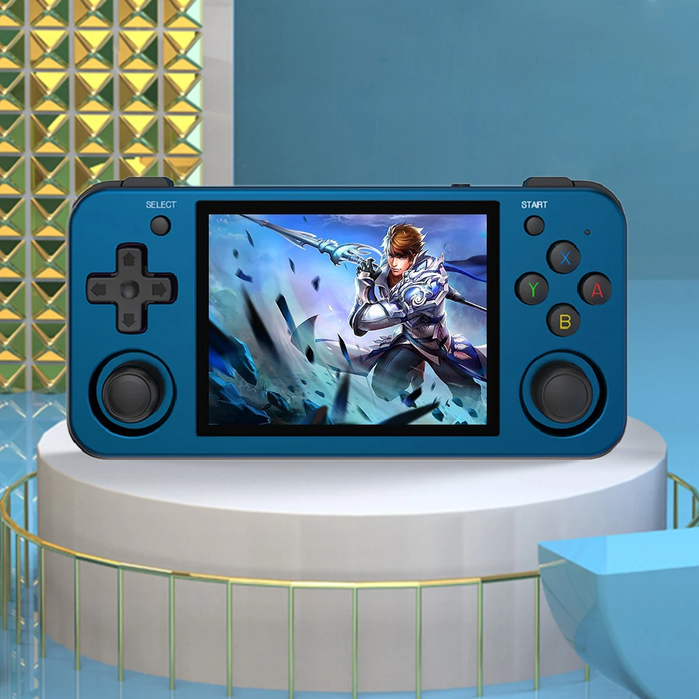 Rg353m Handheld Game Console 3.5 Inch Ips Screen 20000 Games Video Game